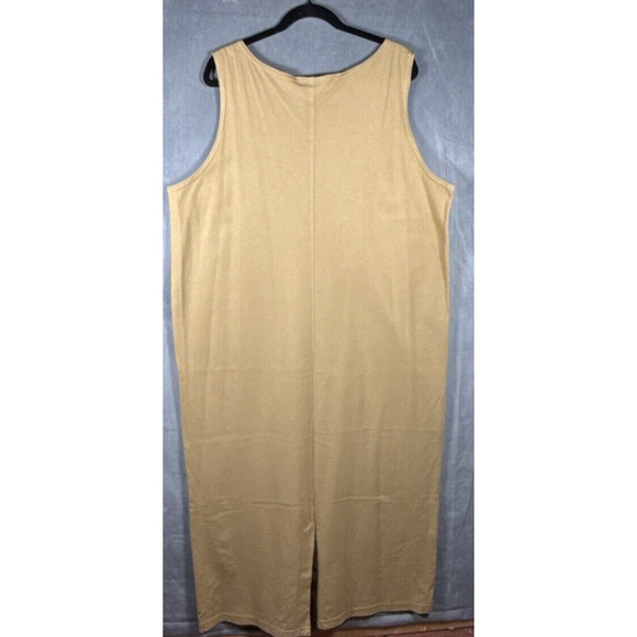 Blue Cactus Tan Print Cotton Maxi Dress & Jacket Southwestern‎ Size XL - 1X - Picture 4 of 6